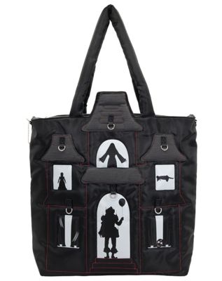 Whatever! Makes You Happy Glow in the Dark WB Horror House Oversized Padded Tote Bag