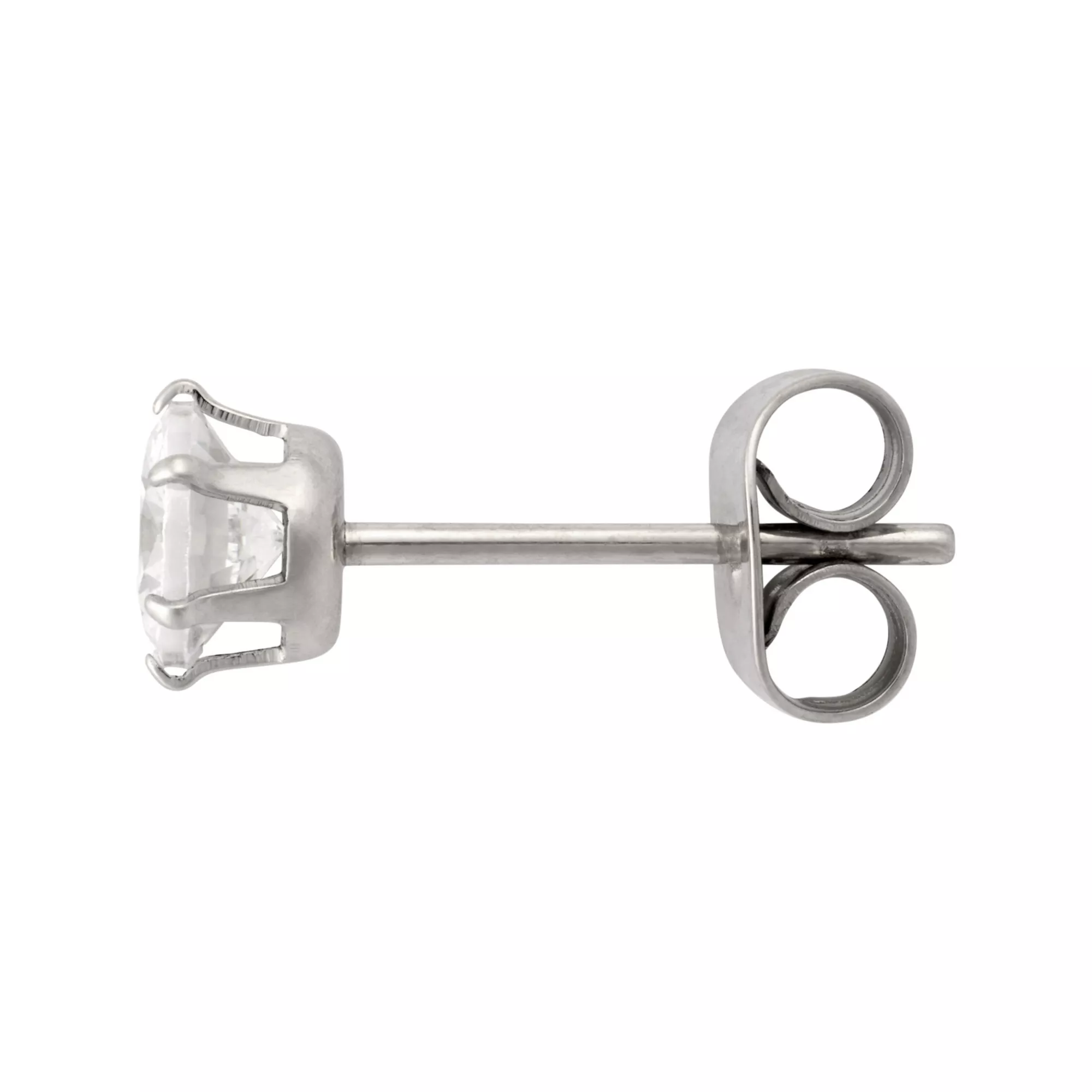 Multi-Pack CZ Star Huggie Hoop and Stud Earrings 3 Pair – 20 Gauge