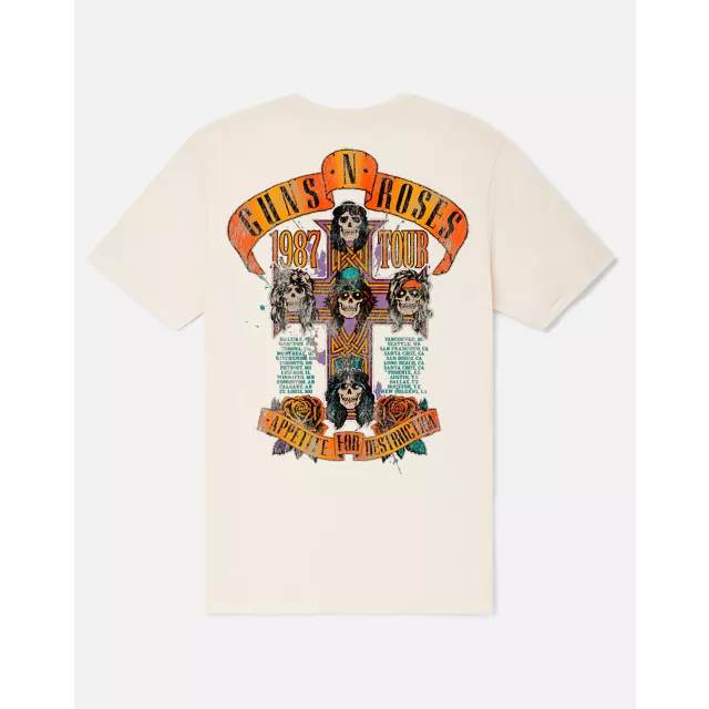 Guns N' Roses Natural Appetite for Destruction T-Shirt at Spencer's