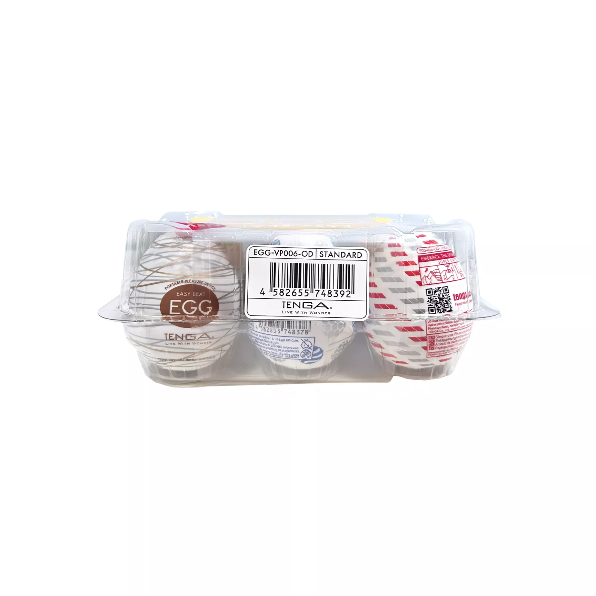 Multi-Pack Tenga Easy Beat Egg Strokers - 6 Pack at Spencer's
