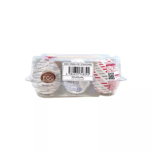 Multi-Pack Tenga Easy Beat Egg Strokers - 6 Pack at Spencer's