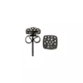 Vitrail CZ Square Pave Black Stud Earrings - 20 Gauge at Spencer's