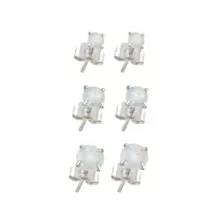 Multi-Pack CZ White Opal-Effect Stud Earrings 3 Pack - 20 Gauge at Spencer's