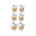 Multi-Pack Clear CZ Heart Magnetic Fake Stud Earrings - 3 Pair at Spencer's