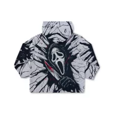 Ghost Face Shattered Glass Jacquard Hoodie at Spencer's
