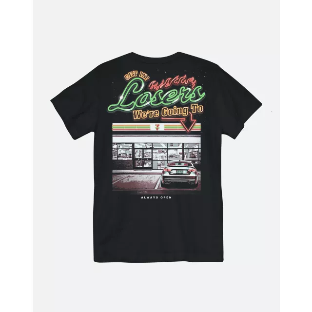 7-Eleven Glow in the Dark Get in Losers T Shirt at Spencer's