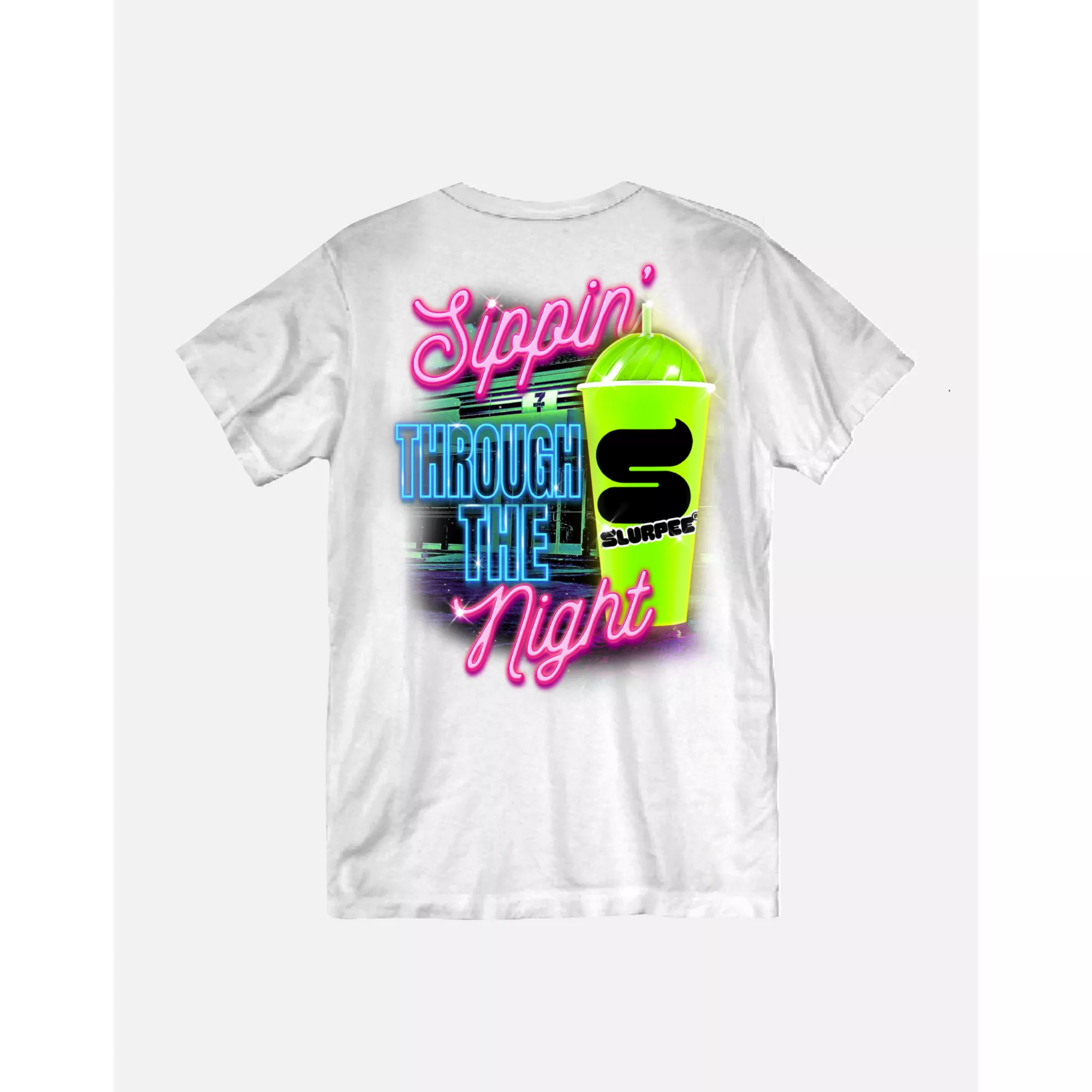 7-Eleven Glow in the Dark Sippin' Through the Night T Shirt at Spencer's
