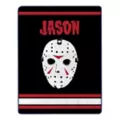 Jersey Jason Fleece Blanket - Jason Universe at Spencer's