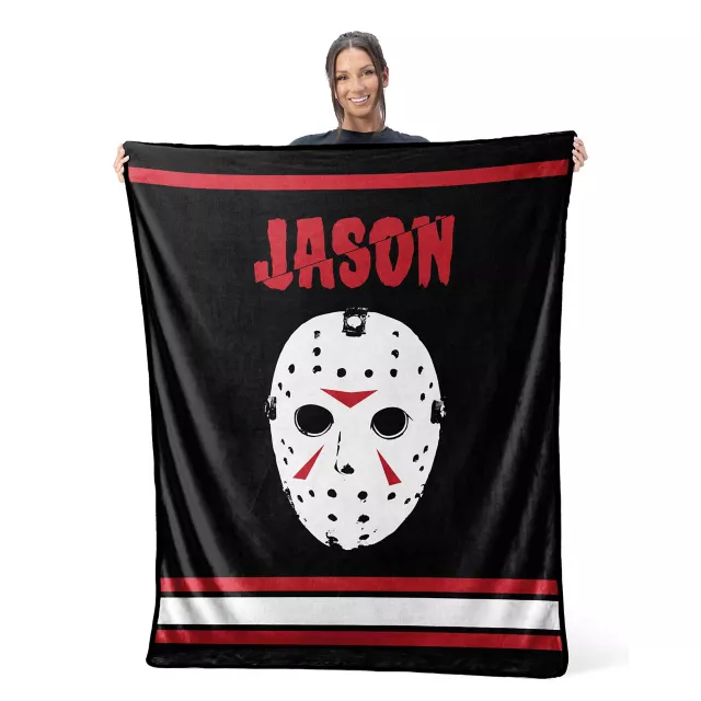 Jersey Jason Fleece Blanket - Jason Universe at Spencer's