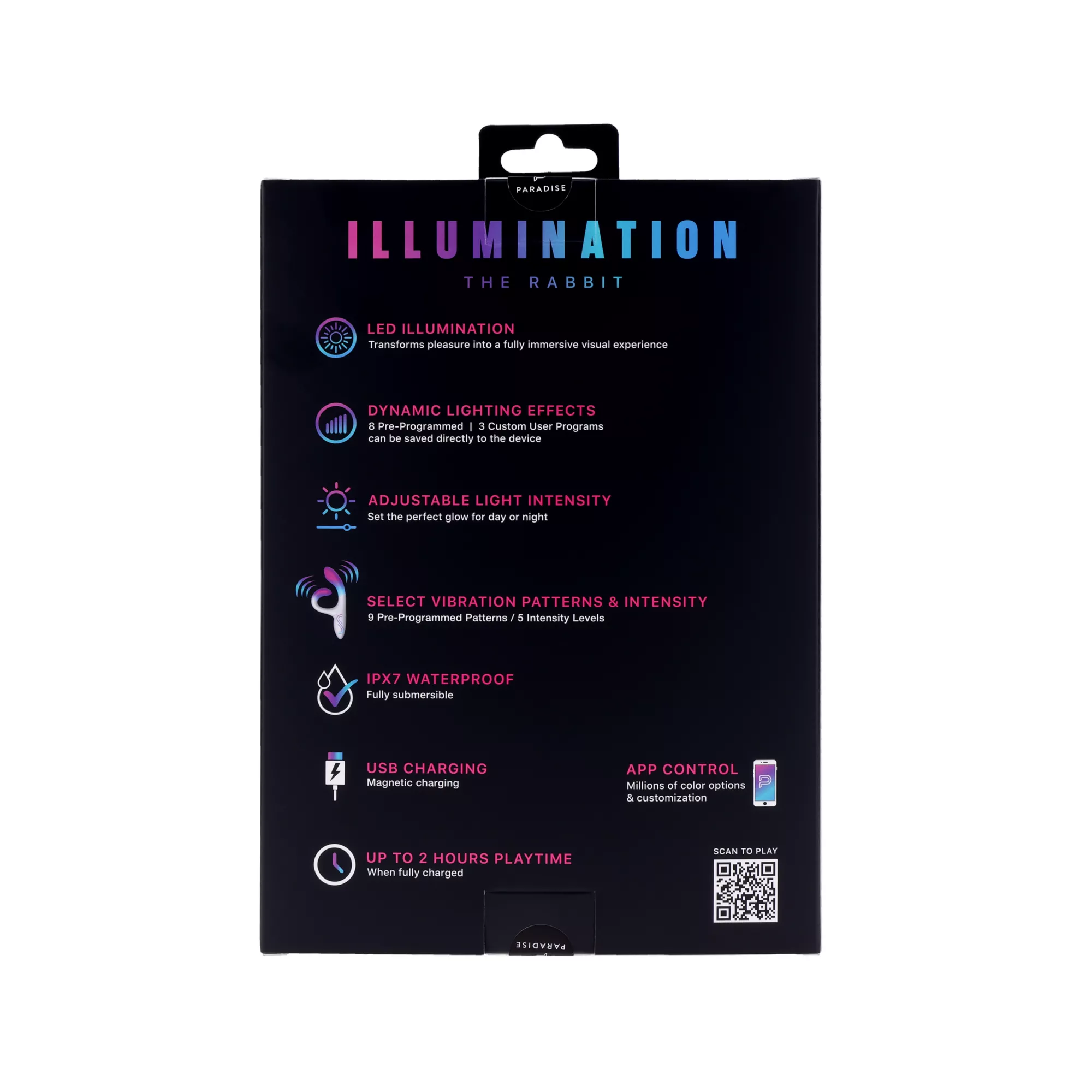 The Art of Illumination Rabbit Vibrator - Paradise at Spencer's