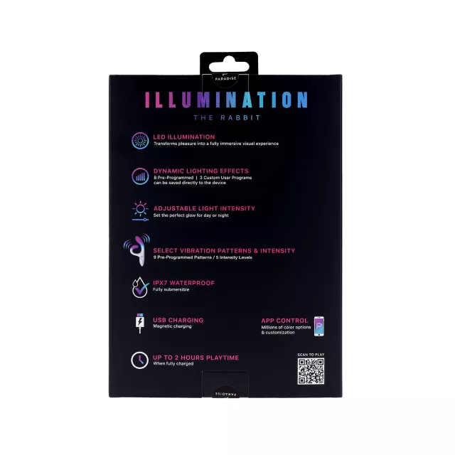 The Art of Illumination Rabbit Vibrator - Paradise at Spencer's