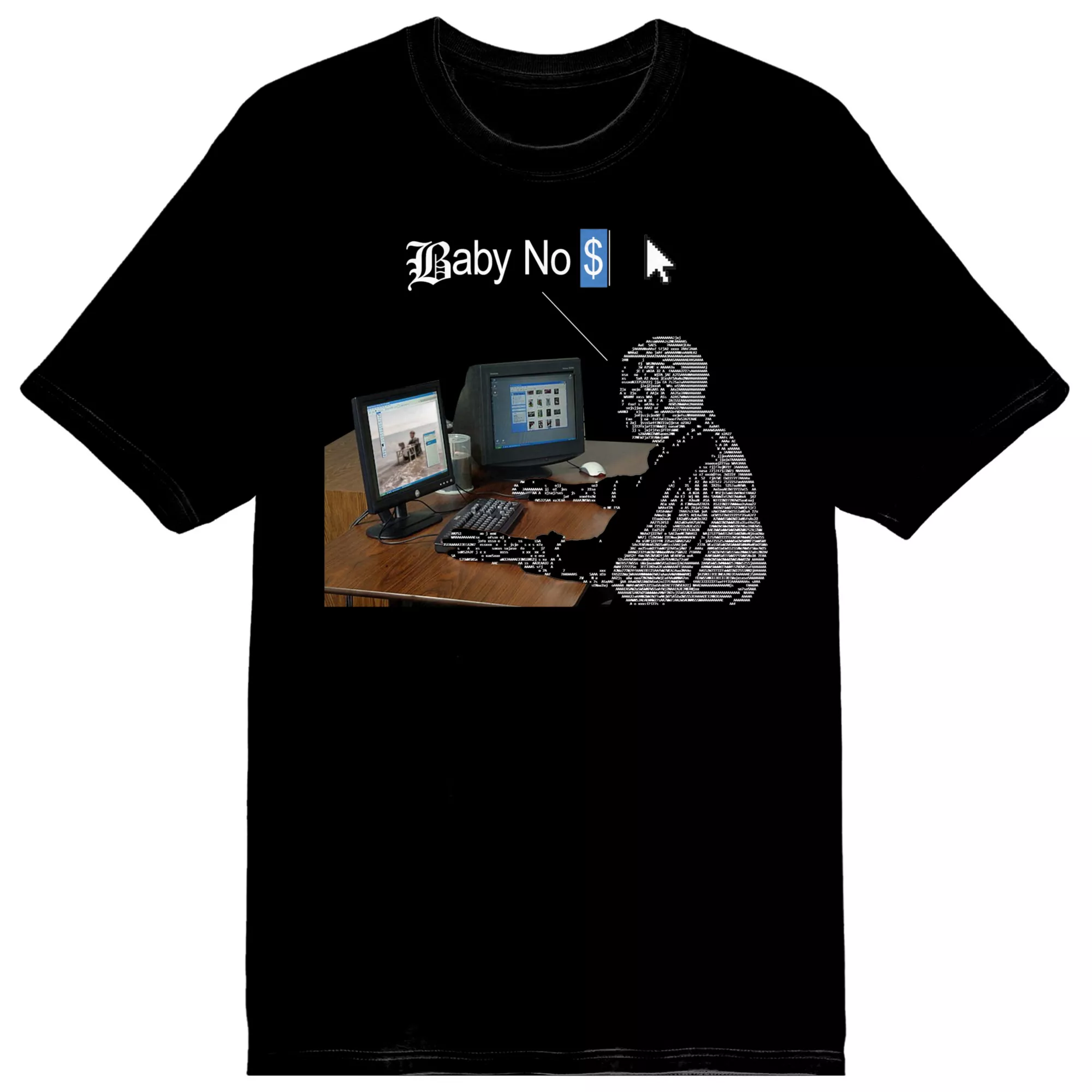 BBNO$ No Money Computer T Shirt at Spencer's