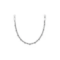 Black and Silver-Toned Spike Wallet Chain at Spencer's