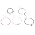 Multi-Pack Assorted Coffin and Tattoo Charm Choker Necklaces -  5 Pack at Spencer's