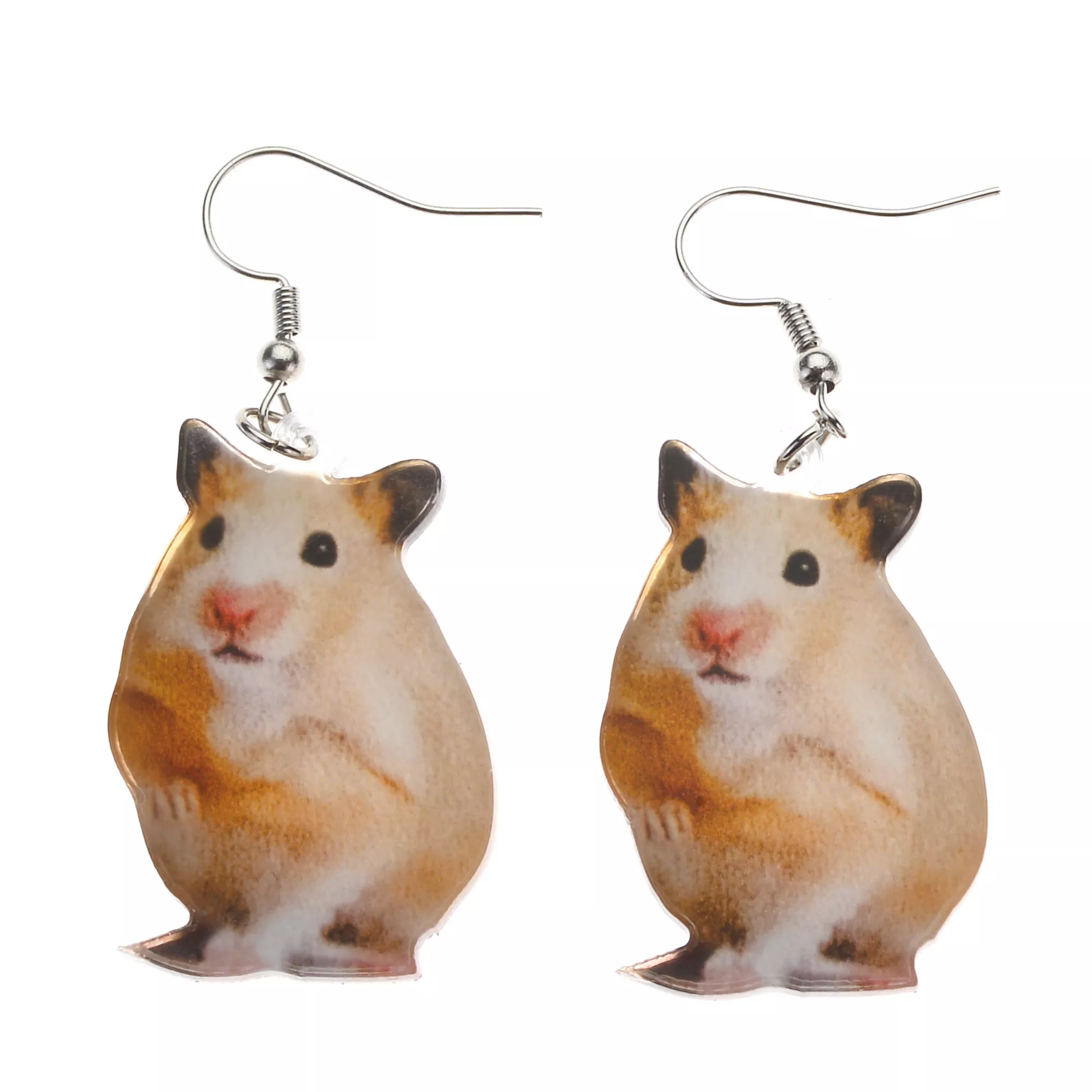 Hamster Dangle Earrings at Spencer's