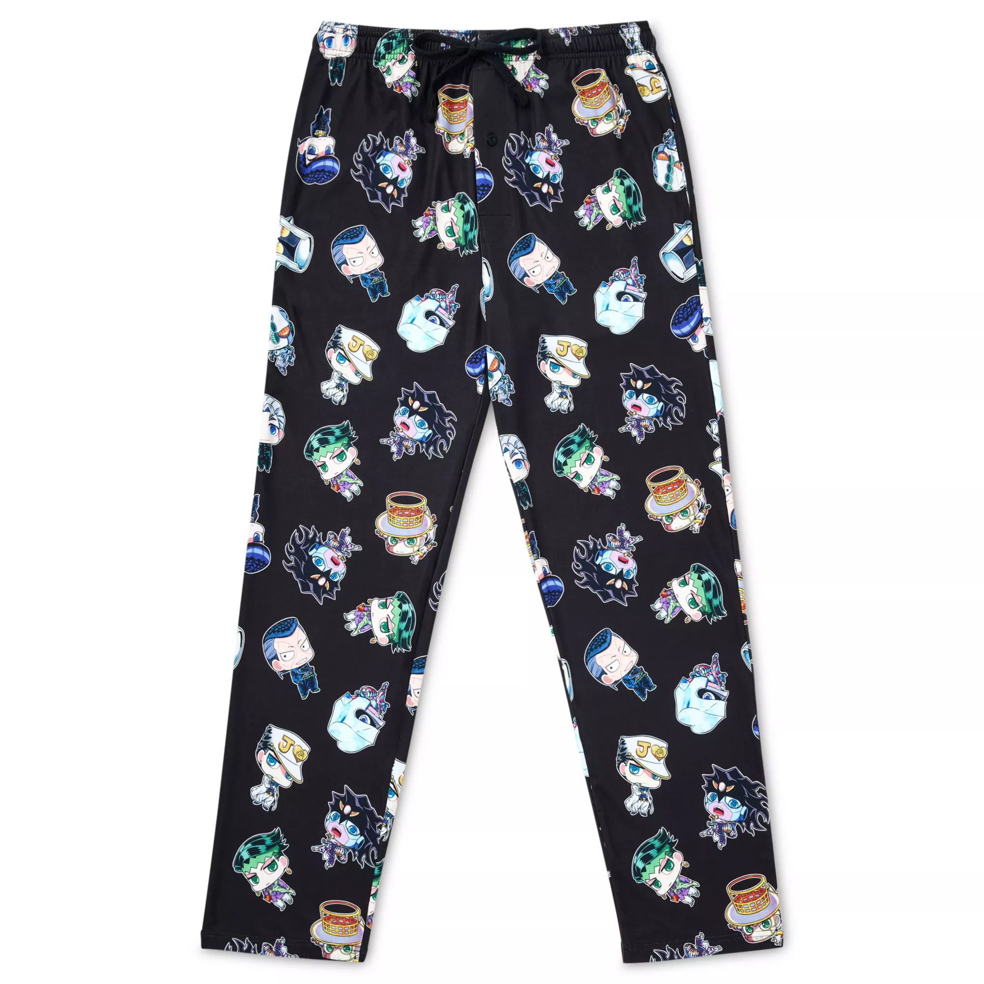 JoJo's Bizarre Adventure Chibi Character Plush Lounge Pants at Spencer's
