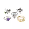Multi-Pack Mystical Wonderland Rings - 5 Pack at Spencer's