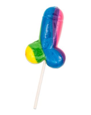 Rainbow Pride Lollipop Penis Candy 12 Pack Spencers 