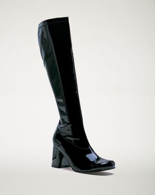 white go go boots in store