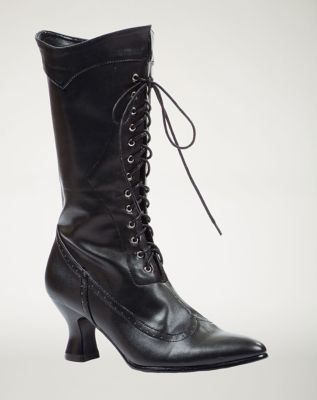 victorian flat boots