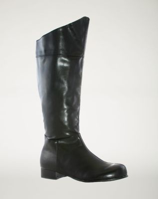 marks and spencer black patent boots