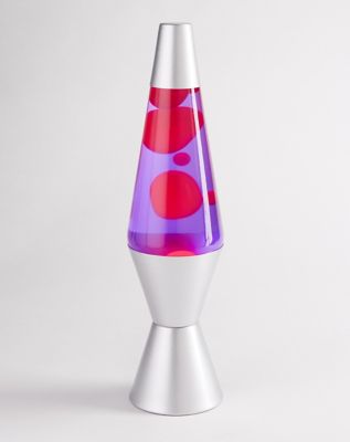 Lava Lamp - 14.5 Inch Purple Liquid Pink Wax - Spencer's