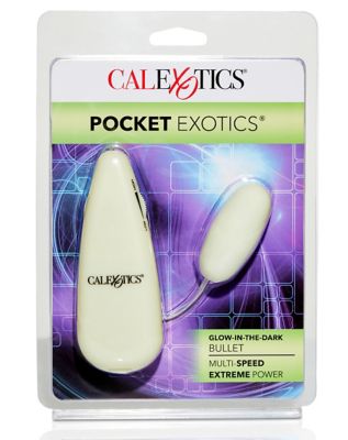 Glow-In-The-Dark Multi Speed Bullet Vibrator - 2 Inch
