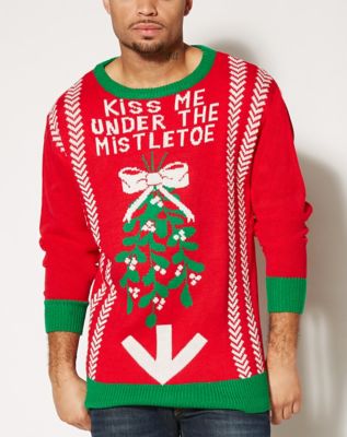 Adult Under the Mistletoe Ugly Christmas Sweater