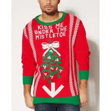 Adult Under the Mistletoe Ugly Christmas Sweater at Spencer's