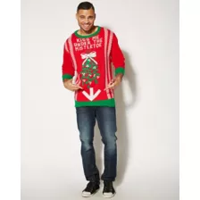 Adult Under the Mistletoe Ugly Christmas Sweater at Spencer's