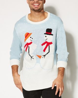 Snow Couple Ugly Christmas Sweater