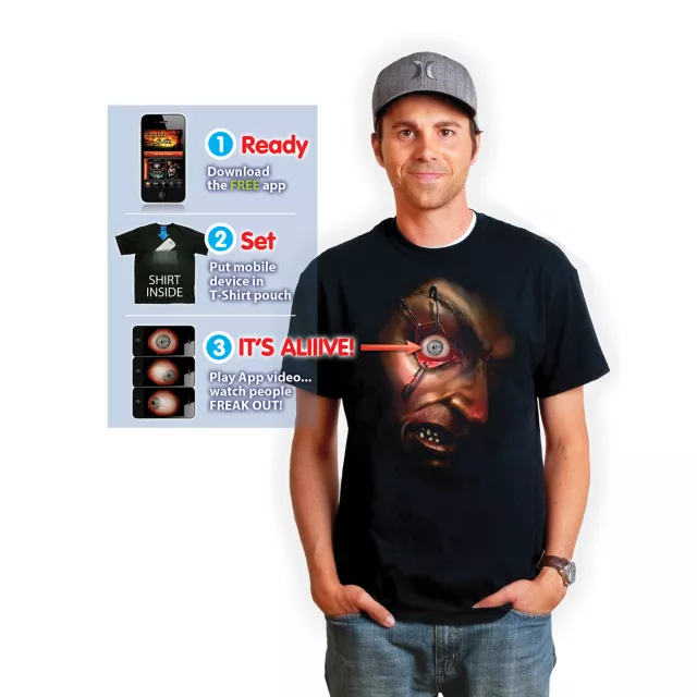 Adult Digital Dudz Safety Pinned T Shirt at Spirit Halloween