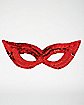 Sequin Mask Red