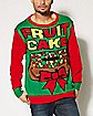 Adult Fruit Cake Ugly Christmas Sweater