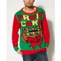 Adult Fruit Cake Ugly Christmas Sweater at Spencer's