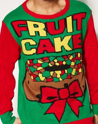 Adult Fruit Cake Ugly Christmas Sweater - Spencer’s