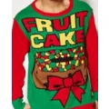 Adult Fruit Cake Ugly Christmas Sweater at Spencer's