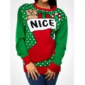 Nice Stocking Adult Sweater at Spirit Halloween