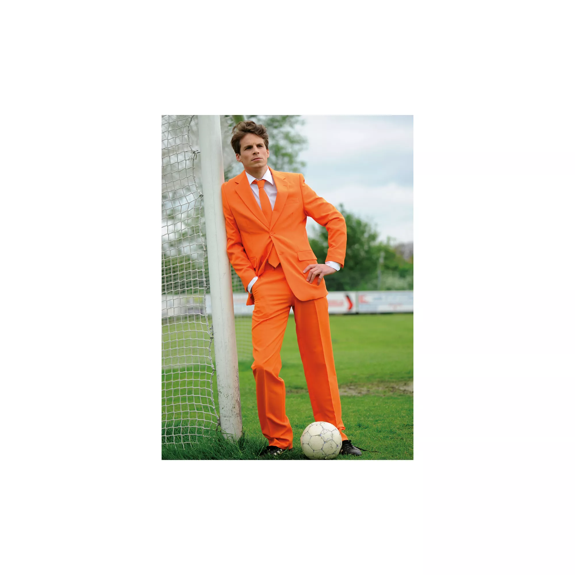 The Orange Party Suit at Spencer's