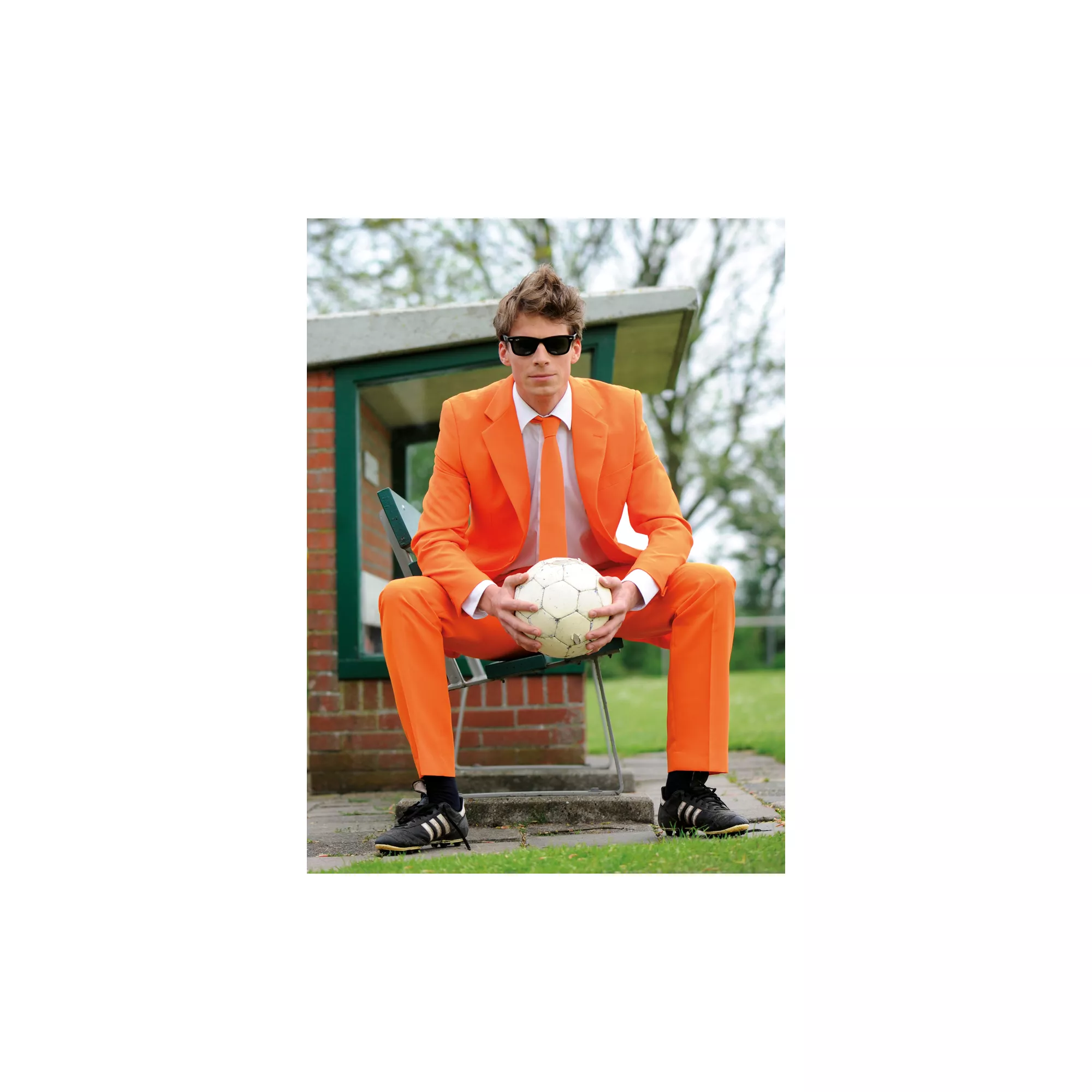 The Orange Party Suit at Spencer's