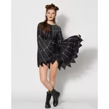 Adult Spider Web Poncho Costume at Spencer's