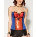 Sequin Spiderman Marvel Corset at Spencer's