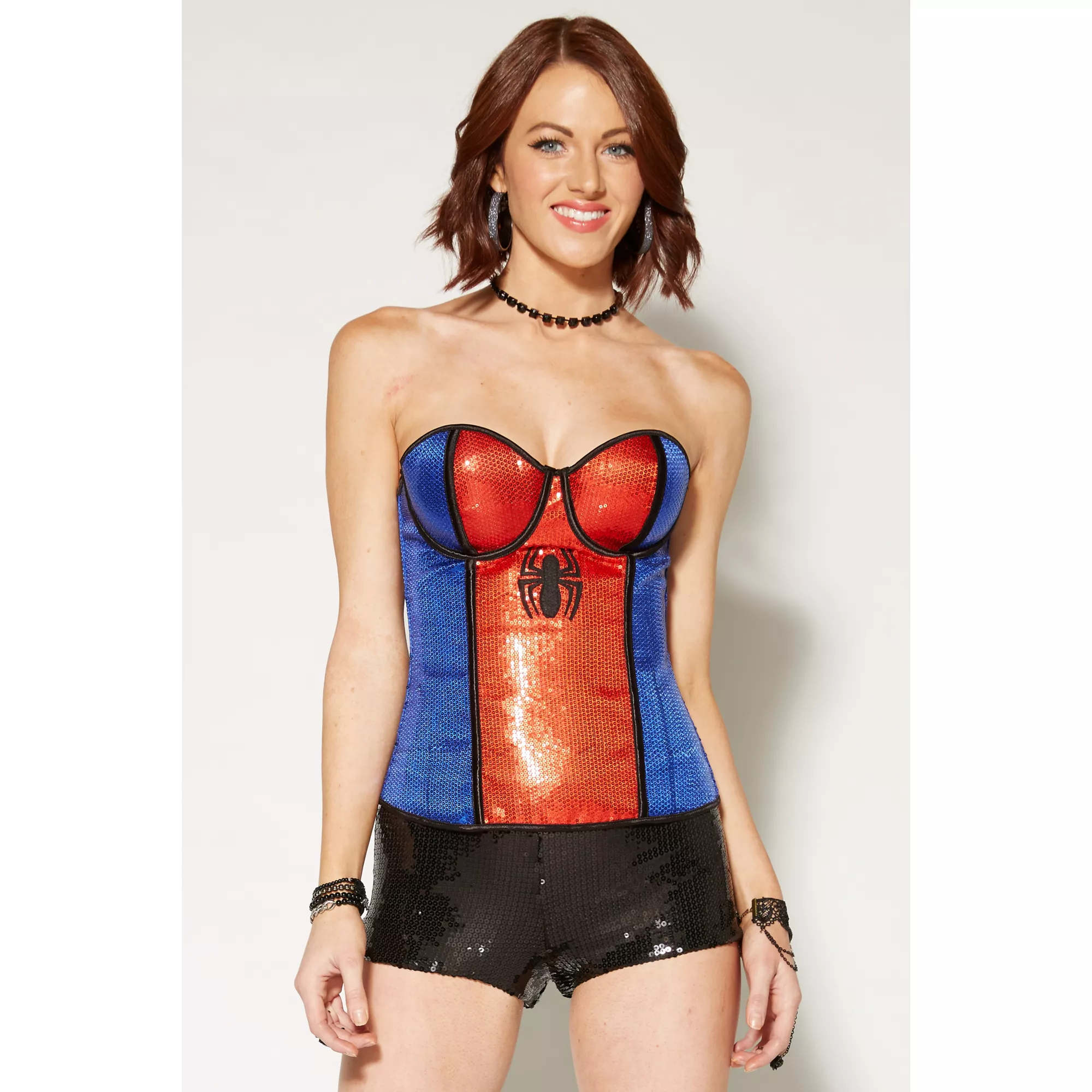 Sequin Spiderman Marvel Corset at Spencer's