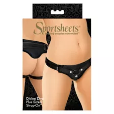 Divine Diva Black Plus Size Strap-On Harness at Spencer's