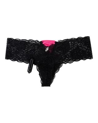 hustler black vibrating panties