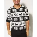 Adult Snow Drift Ugly Christmas Sweater at Spencer's