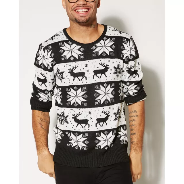 Adult Snow Drift Ugly Christmas Sweater at Spencer's