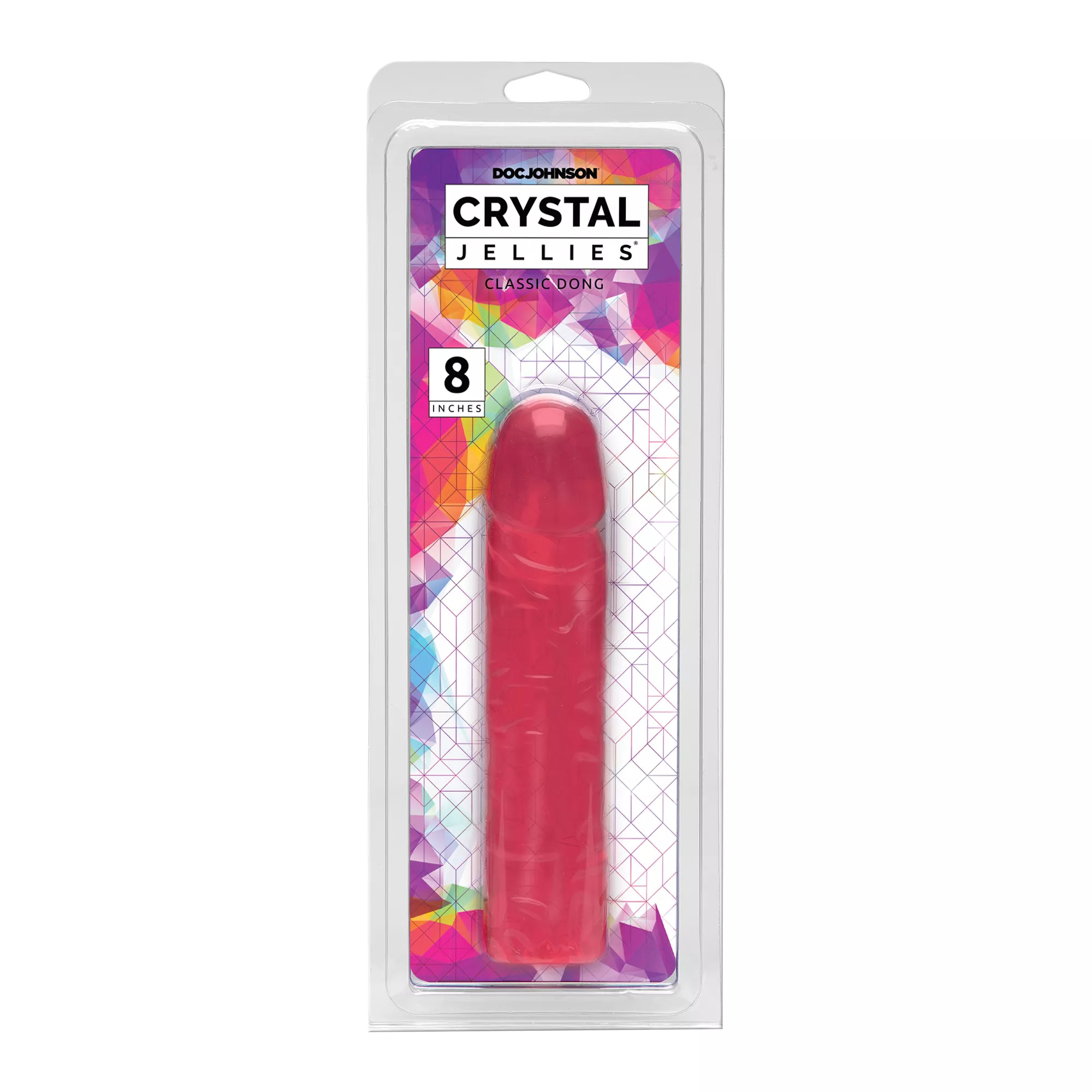 Crystal Jellies Classic Dong Dildo Pink at Spencer's