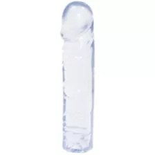 Crystal Jellies Classic Dong Dildo Clear at Spencer's