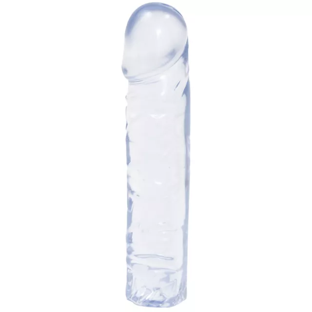 Crystal Jellies Classic Dong Dildo Clear at Spencer's